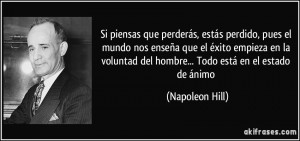 Frase Napoleon Hill