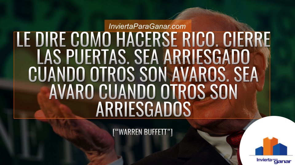 frases de hacerse rico - Warren Buffett - frases de dinero