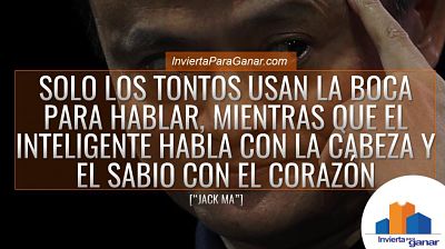 Frases Motivadoras de Jack Ma - Invierta Para Ganar