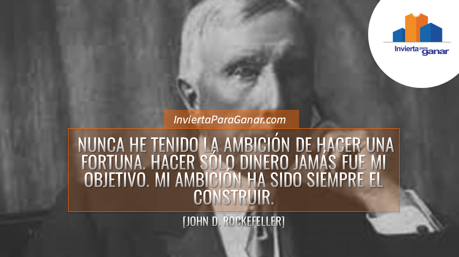 Dios le dio dinero a Rockefeller y lo aprovechó