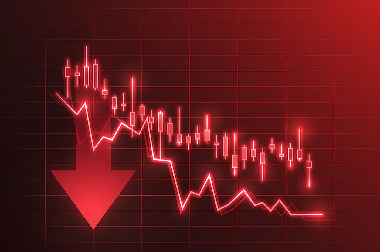 Gráfico que muestra las señales de un crash financiero global